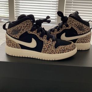 Jordan | Shoes | Air Jordan Mid Leopard | Poshmark